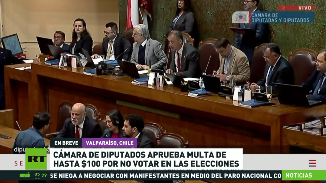 Cámara de Diputados de Chile aprueba multa de hasta 100 dólares por no votar en las elecciones