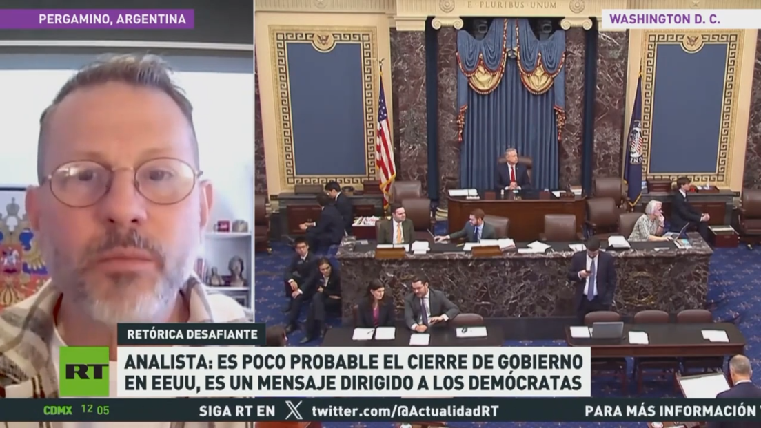 Analista: Es poco probable el cierre del Gobierno en EE.UU., es un mensaje de Trump a los demócratas