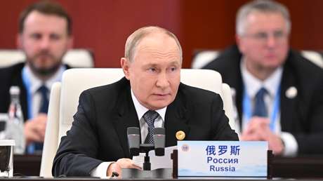 Putin interviene en la cumbre del Consejo de Jefes de Estado de la OCS