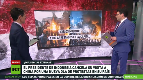 El presidente de Indonesia cancela su visita a China por una nueva ola de protestas en su país
