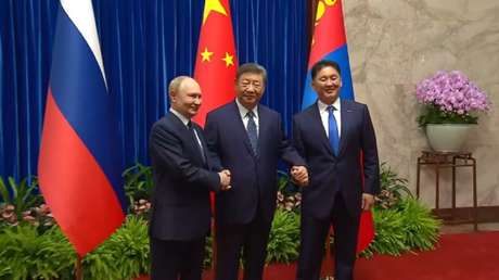 Putin se reúne con los presidentes de China y Mongolia