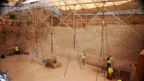 Desentierran en Israel una monumental construcción asociada a un milagro de Jesús