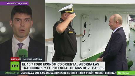 Putin llega a Vladivostok, donde arrancó el 10.° Foro Económico Oriental