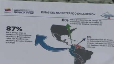 Maduro le responde con cifras a Trump sobre el narcotráfico