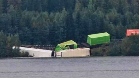 Un tren con litio y municiones descarrila en un país de la OTAN