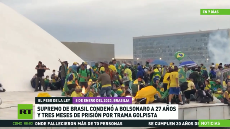 Supremo de Brasil condenó a Bolsonaro a 27 años y tres meses de prisión por trama golpista