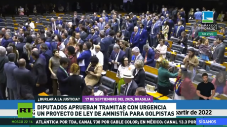 Diputados brasileños aprueban tramitar con urgencia un proyecto de ley de amnistía para golpistas