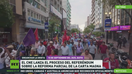 El Consejo Nacional Electoral de Ecuador lanza el proceso del referéndum sobre la reforma parcial de la Carta Magna 