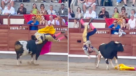 FUERTES IMÁGENES: Un toro cornea brutalmente a un famoso matador dejándolo en estado grave