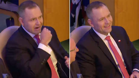 VIDEO: Presidente polaco se pone un 'snus' en la boca durante la Asamblea General de la ONU