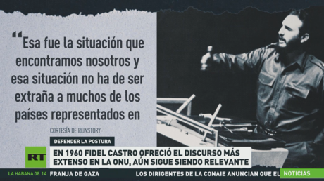 En 1960, Fidel Castro ofreció el discurso más extenso de la ONU, que aún sigue vigente