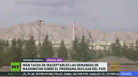 Irán tacha de inaceptables las demandas de EE.UU. sobre el programa nuclear del país