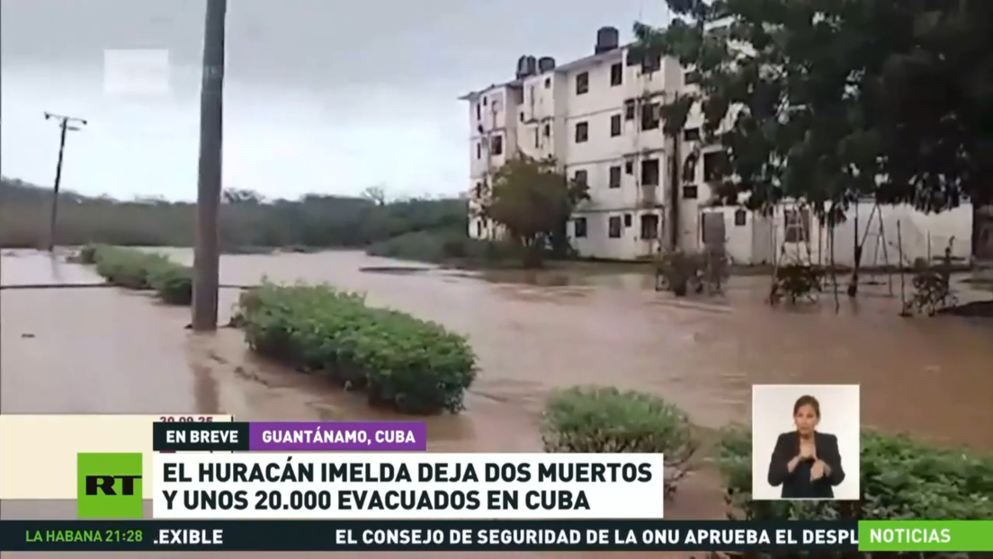 El huracán Imelda deja dos muertos y unos 20.000 evacuados en Cuba