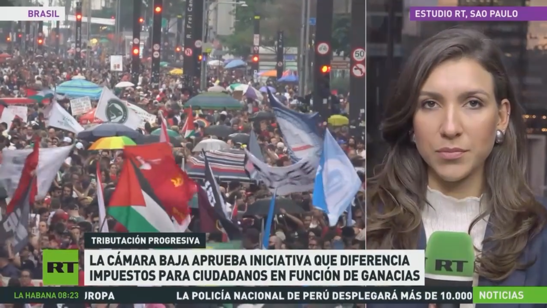 Diputados brasileños aprueban una iniciativa que diferencia impuestos según las ganancias de los ciudadanos