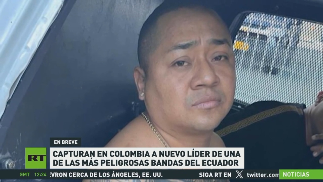 Capturan en Colombia al nuevo líder de una de las  bandas más peligrosas de Ecuador
