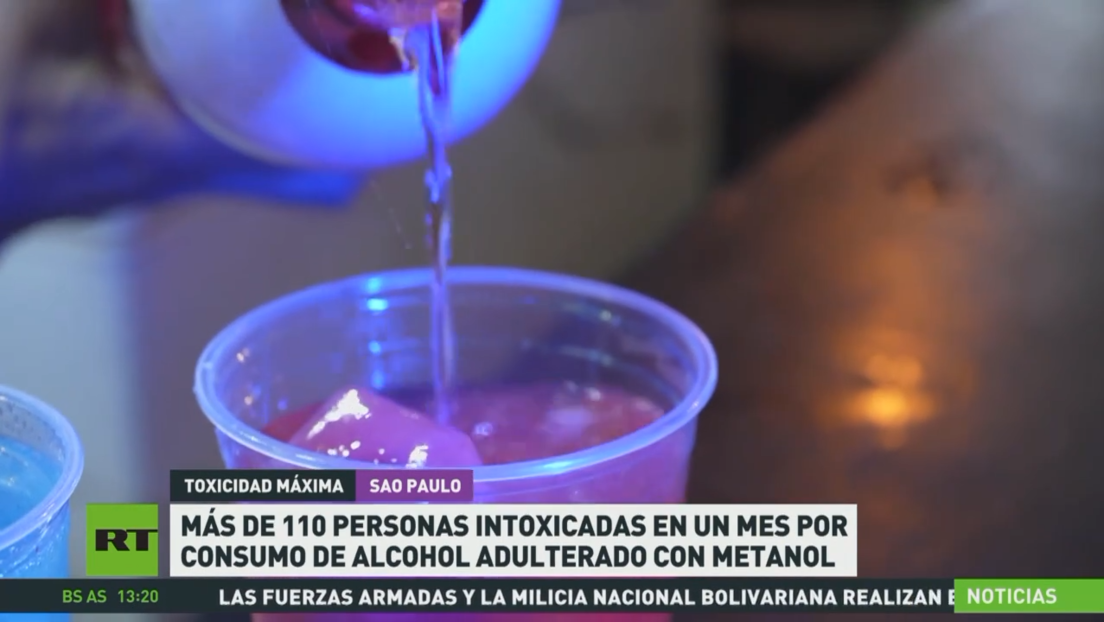 Más de 110 personas intoxicadas en Brasil por consumo de alcohol adulterado con metanol