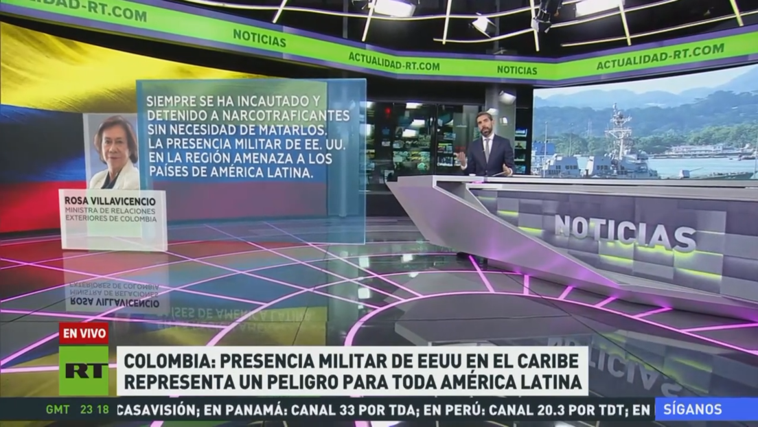Colombia: Presencia militar de EE.UU. en el Caribe representa un peligro para toda América Latina