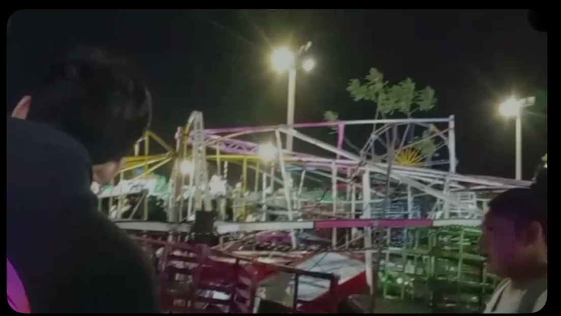 VIDEOS: Una atracción mecánica colapsa en una feria en Bolivia