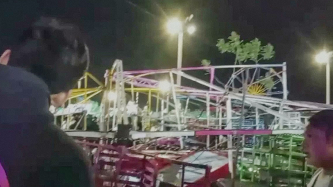 VIDEOS: Una atracción mecánica colapsa en una feria en Bolivia