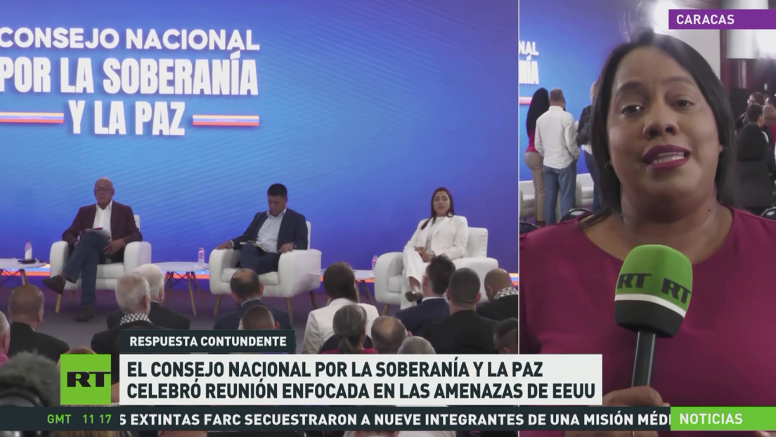 Consejo Nacional por la Soberanía y la Paz de Venezuela celebra reunión sobre las amenazas de EE.UU.