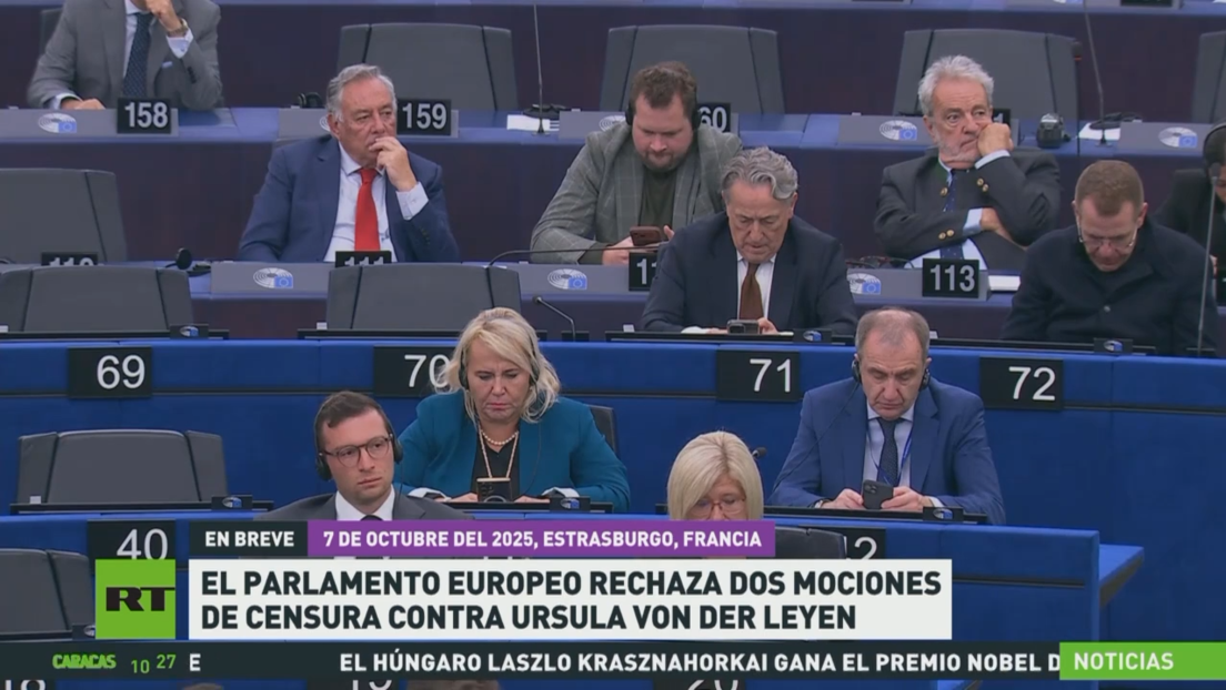 El Parlamento Europeo rechaza dos mociones de censura contra Ursula von der Leyen