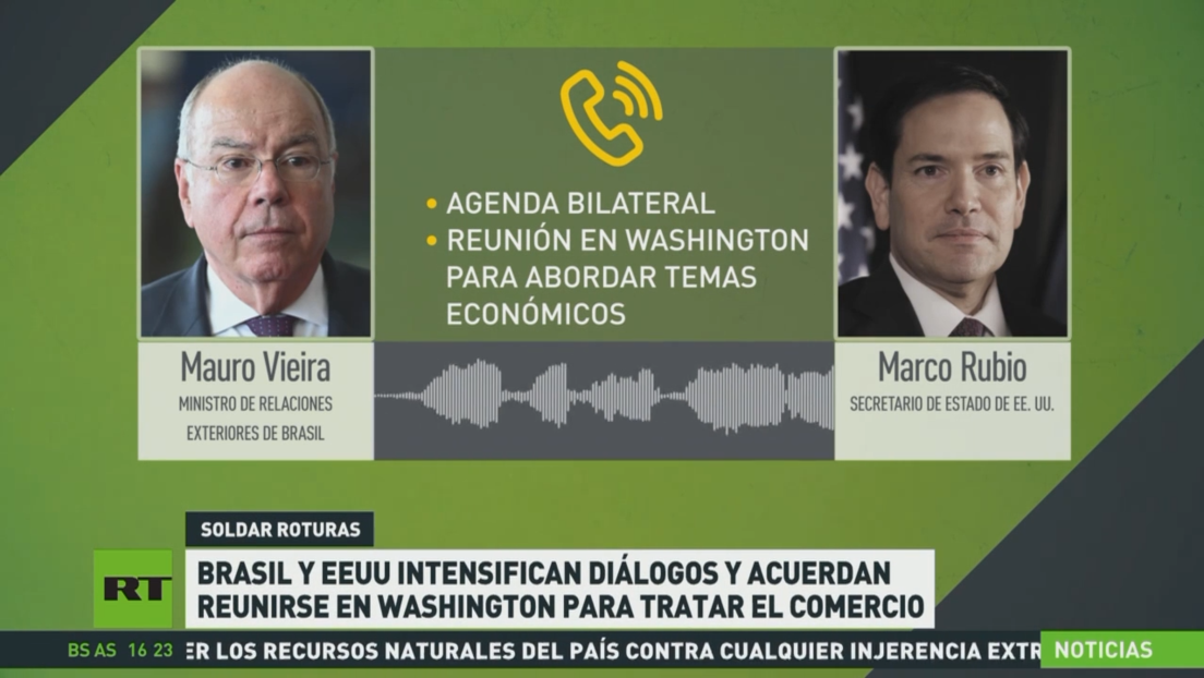 Brasil y EE.UU. intensifican el diálogo y acuerdan reunirse en Washington para tratar el comercio