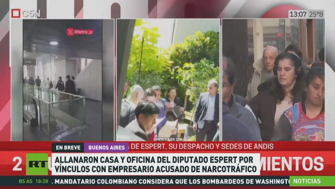 La Policía busca evidencias en la casa del diputado argentino acusado de tener vínculos narco