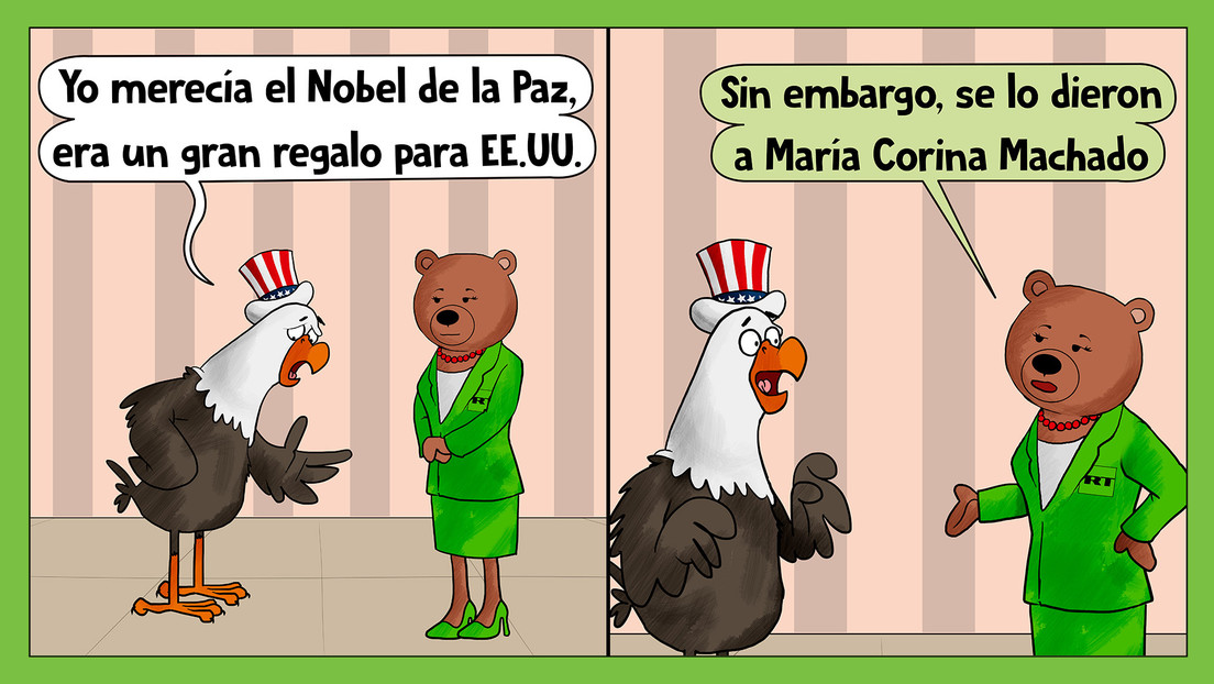 Trump se queda sin Nobel de la Paz (más o menos)