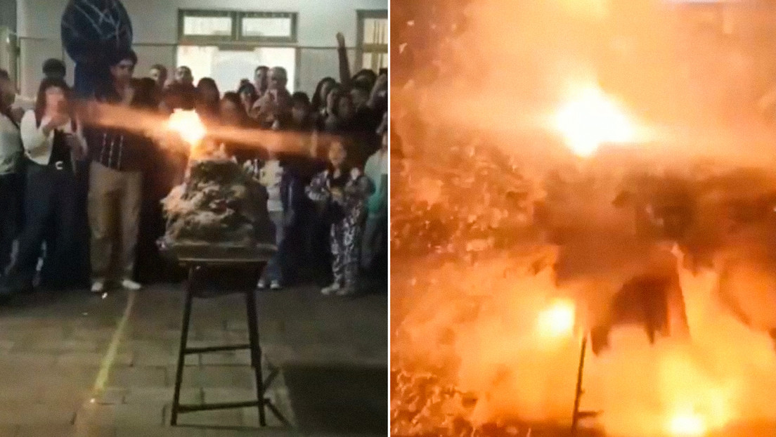 Experimento en feria de ciencias no sale como se esperaba (VIDEOS)