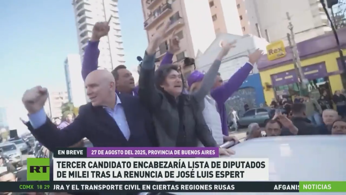 Tercer candidato encabezaría lista de diputados de Milei tras la renuncia de José Luis Espert