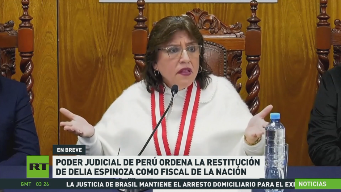 Poder Judicial de Perú ordena la restitución de Delia Espinoza como fiscal de la Nación