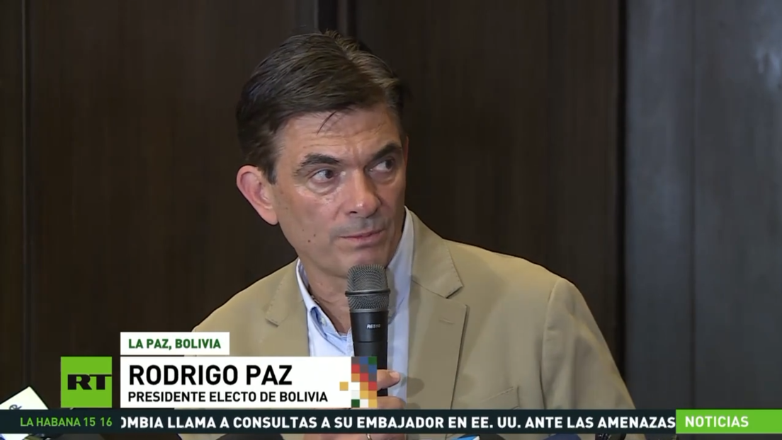 Rodrigo Paz se erige como presidente electo de Bolivia al obtener más del 54 % de votos en el balotaje