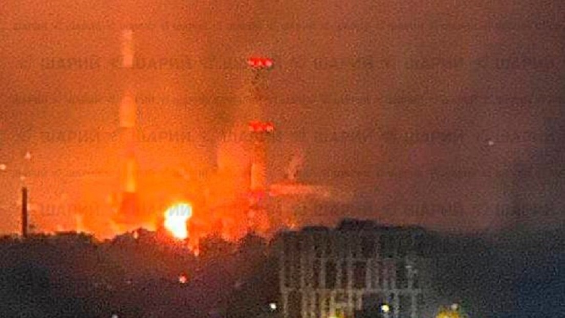 Incendio masivo en Kiev tras un ataque ruso (VIDEOS, FOTOS)