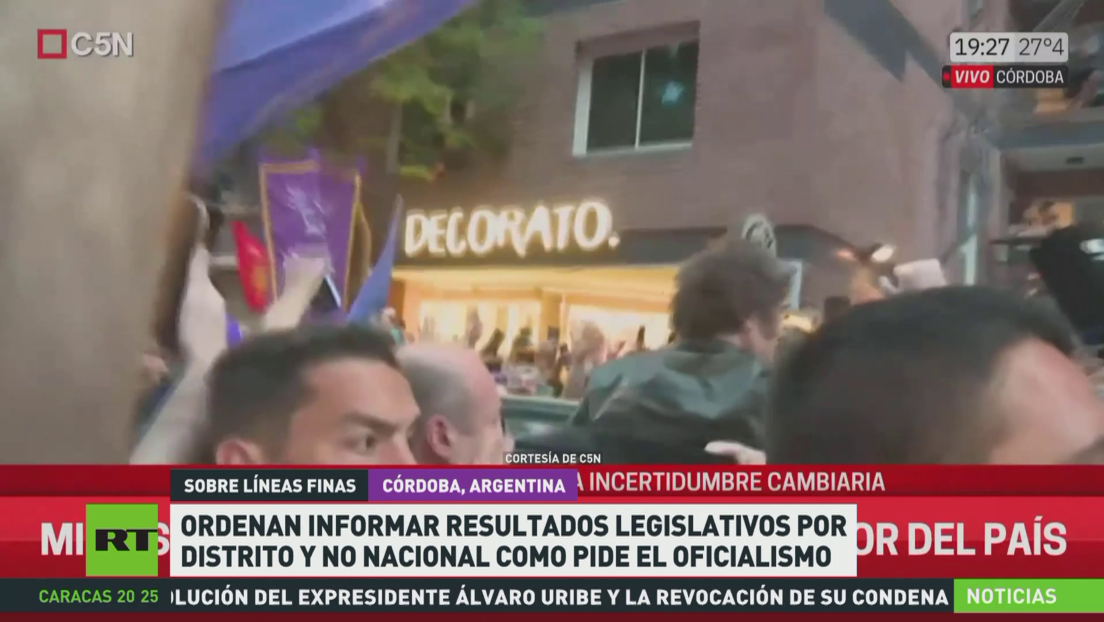 Ordenan informar resultados legislativos por distrito y no nacional, como pide oficialismo argentino