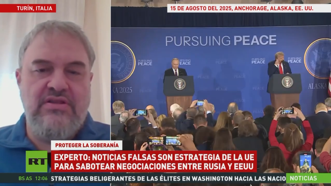 Analista: Noticias falsas son la estrategia de la UE para sabotear negociaciones entre Rusia y EE.UU.
