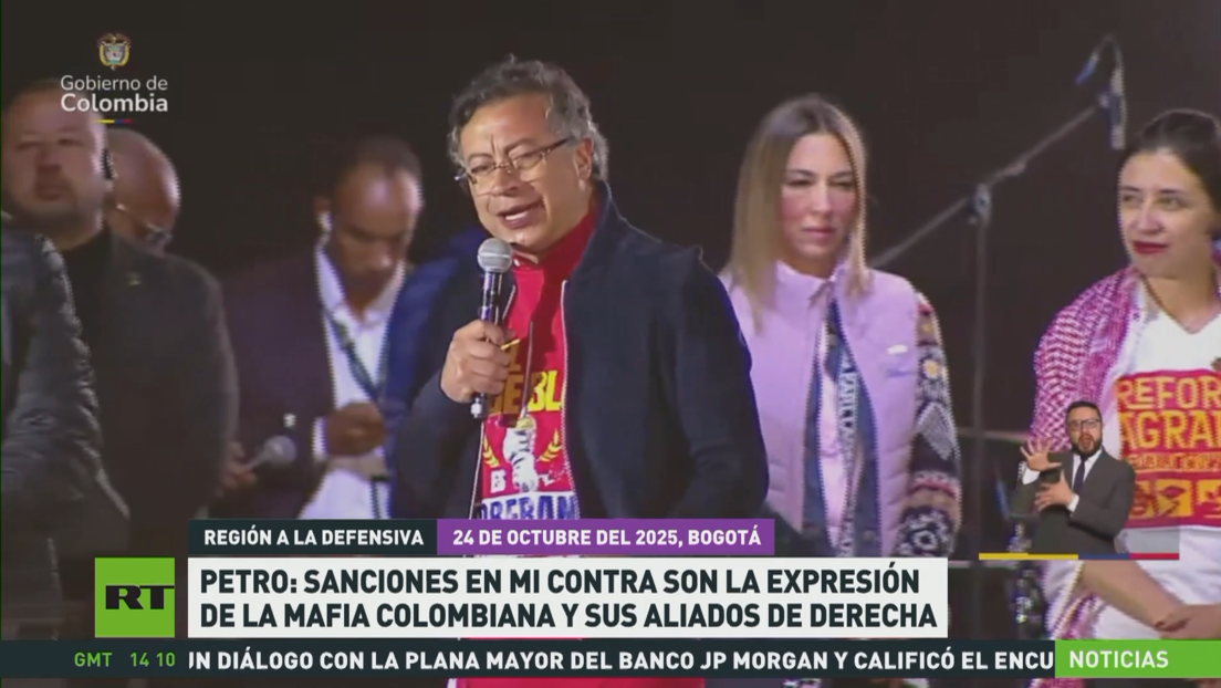 Petro: Sanciones en mi contra son la expresión de la mafia colombiana y sus aliados de derecha
