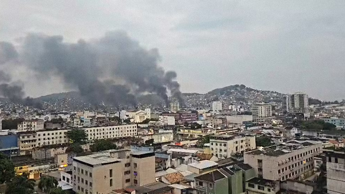 VIDEO: Narcos responden con bombas con drones a megaoperativo policial en Brasil