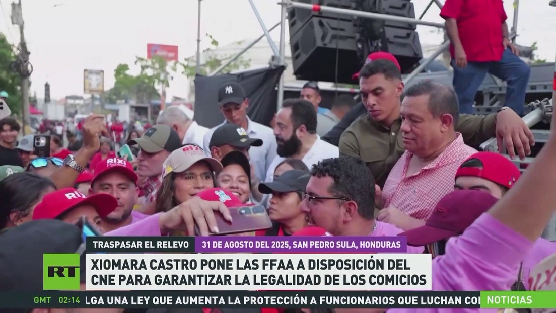 Xiomara Castro pone las FF.AA. a disposición del CNE para garantizar la legalidad de los comicios