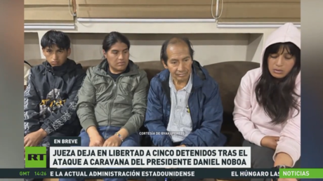 Jueza deja en libertad a cinco detenidos por ataque a caravana del presidente Daniel Noboa
