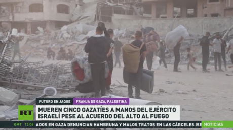 Mueren cinco gazatíes a manos del Ejército israelí pese al acuerdo de alto al fuego