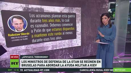 Ministros de Defensa de la OTAN se reúnen en Bruselas para abordar la ayuda militar a Kiev
