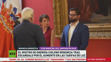 El ministro de Energía chileno renuncia tras escándalo por el aumento en las tarifas de luz