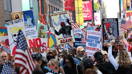 'No Kings': Protestas anti-Trump a gran escala tienen lugar en EE.UU.