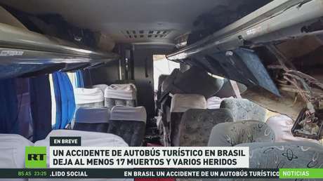 Accidente de un autobús turístico en Brasil deja al menos 17 muertos