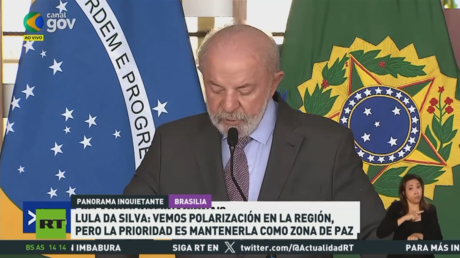 Lula da Silva: Vemos polarización en la región, pero la prioridad es mantenerla como zona de paz