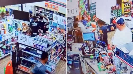 Hinchas del Monterrey saquean una tienda 7-Eleven (VIDEO)