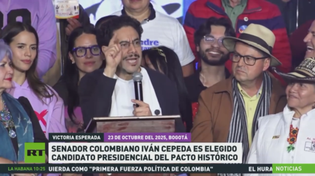 Senador colombiano Iván Cepeda es elegido candidato presidencial del Pacto Histórico