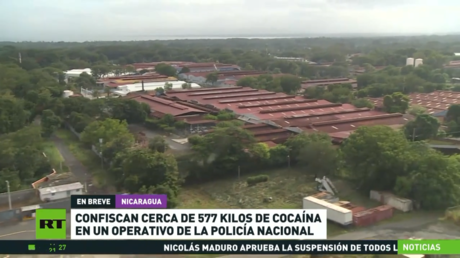 La Policía de Nicaragua confisca cerca de 577 kilos de cocaína