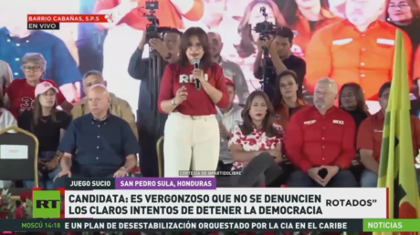 Xiomara Castro denuncia una conspiración para manipular los resultados de las próximas elecciones en Honduras
