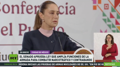 El Senado de México aprueba ley que amplía funciones de la Armada para combatir narcotráfico y contrabando